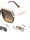 Solid Browline Fashion Aviators Sunglasses Wholesale
