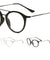 Retro Style Thin Brow Bar Clear Lens Aviators Wholesale Bulk Glasses