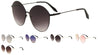 Rimless Rounded Cat Eye Wholesale Bulk Sunglasses