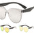 Rimless Solid One Piece Color Mirror Wholesale Bulk Sunglasses
