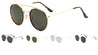 Round Fashion Aviators Wholesale Bulk Sunglasses