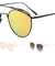 Aviators Color Mirror Fancy Top Brow Bar Lens Sunglasses Wholesale