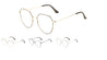 Metal Fashion Butterfly Frame Clear Lens Glasses Wholesale