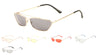 Small Thin Metal Cat Eye Fashion Sunglasses Wholesale