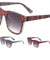 Classic Rectangular Fabric Pattern Wholesale Bulk Sunglasses