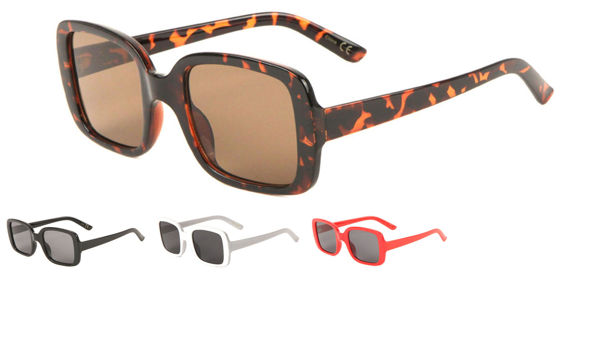 Small Squared Butterfly Wholesale Bulk Sunglasses