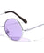 Round Sunglasses with Light Color Lens Wholesale