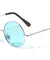 Round Sunglasses with Light Color Lens Wholesale