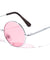 Round Sunglasses with Light Color Lens Wholesale