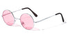 Round Sunglasses with Light Color Lens Wholesale